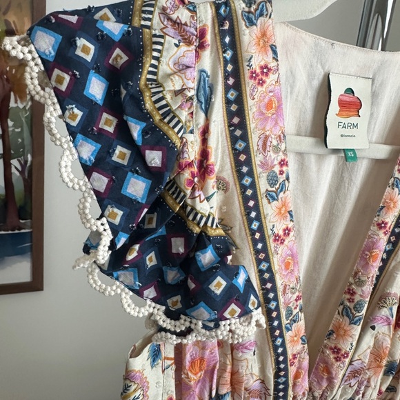 Farm Rio Floral Maxi Dress l - Picture 5 of 8